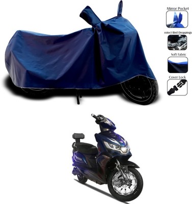 SEBONGO Waterproof Two Wheeler Cover for Okinawa(i-Praise, Blue)