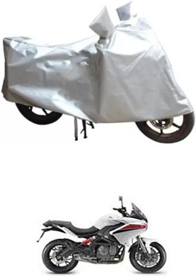 Autogard Two Wheeler Cover for DSK Benelli(Silver)