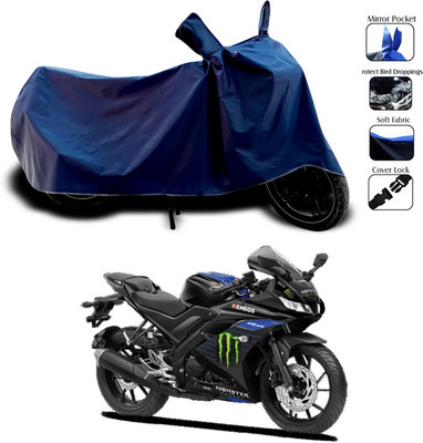 SEBONGO Waterproof Two Wheeler Cover for Yamaha(YZF R15 S, Blue)