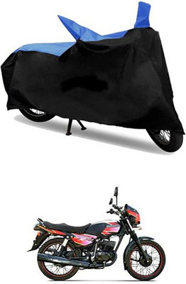 MSR STORE Two Wheeler Cover for Suzuki(Blue, Black)
