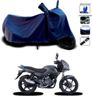 SEBONGO Waterproof Two Wheeler Cover for Bajaj(Pulsar 125, Blue)