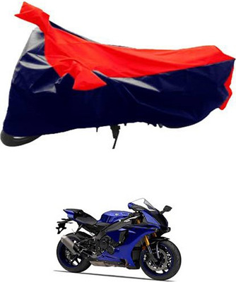 MSR STORE Two Wheeler Cover for Yamaha(YZF R1, Red, Black)