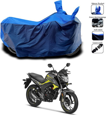 SEBONGO Two Wheeler Cover for Honda(CB Hornet 160, Blue)