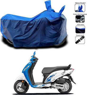 SEBONGO Two Wheeler Cover for Honda(Activa i, Blue)
