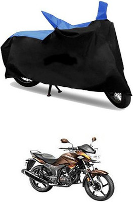 MSR STORE Two Wheeler Cover for Hero(Hunk, Blue, Black)