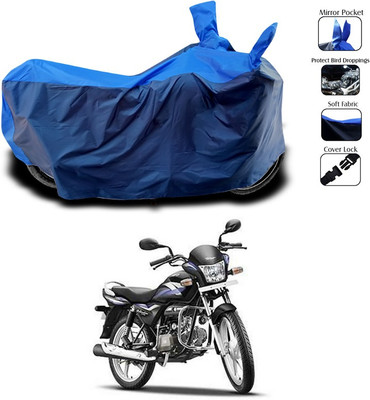 SEBONGO Two Wheeler Cover for Hero(Splendor Pro, Blue)