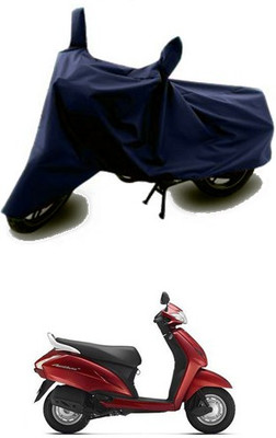 Blossom Trendz Two Wheeler Cover for Honda(Blue)