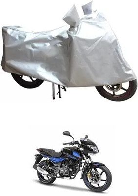 MSR STORE Two Wheeler Cover for Bajaj(Pulsar 150 DTS-i, Silver)