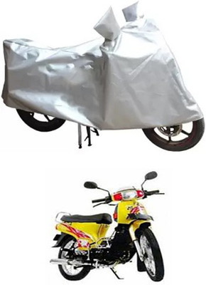 MSR STORE Two Wheeler Cover for Kinetic(Silver)