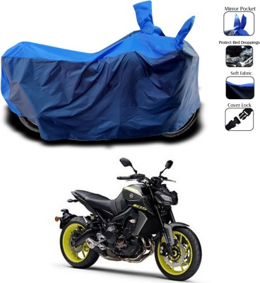 SEBONGO Two Wheeler Cover for Yamaha(MT 9, Blue)