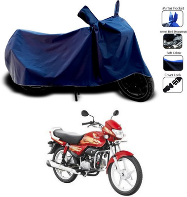 SEBONGO Waterproof Two Wheeler Cover for Hero(HF Deluxe, Blue)