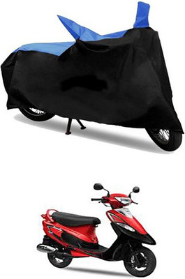 Autogard Two Wheeler Cover for TVS(Blue, Black)
