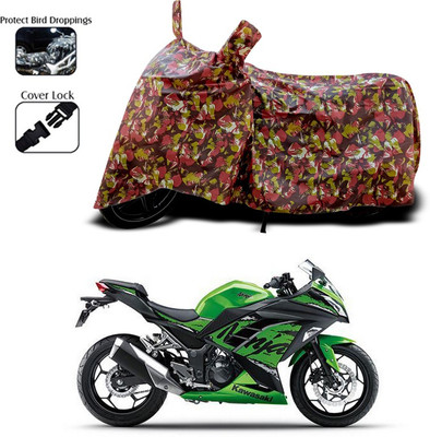 ANTHUB Waterproof Two Wheeler Cover for Kawasaki(Multicolor)