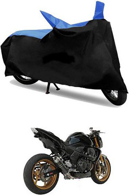 Autogard Two Wheeler Cover for Kawasaki(Blue, Black)