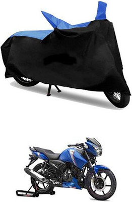 MSR STORE Two Wheeler Cover for TVS(Blue, Black)