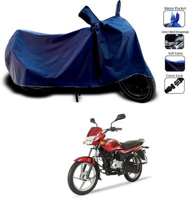SEBONGO Two Wheeler Cover for Bajaj(Blue)