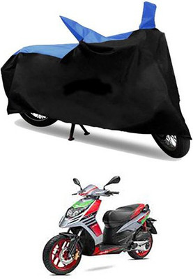 MSR STORE Two Wheeler Cover for Aprilia(Blue, Black)