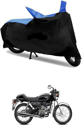 Autogard Two Wheeler Cover for Hero(Splendor Pro Classic, Blue, Black)