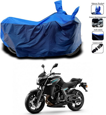 ANTHUB Two Wheeler Cover for Universal For Bike(Blue)