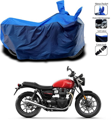 ANTHUB Two Wheeler Cover for Triumph(Blue)
