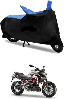 MSR STORE Two Wheeler Cover for Aprilia(Blue, Black)