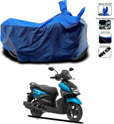 SEBOMGO Waterproof Two Wheeler Cover for Yamaha(Ray ZR, Blue)