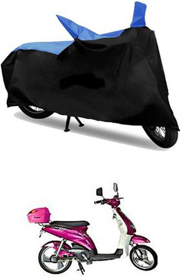 MSR STORE Two Wheeler Cover for Avon(E Lite, Blue, Black)
