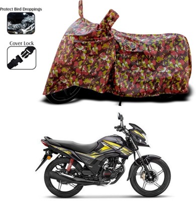 SEBONGO Waterproof Two Wheeler Cover for Honda(CB Shine SP, Multicolor)