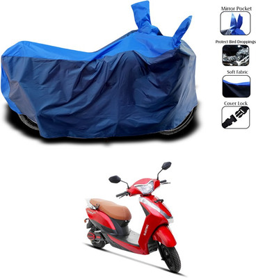 SEBOMGO Waterproof Two Wheeler Cover for Ampere(Magnus, Blue)