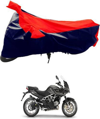 MSR STORE Two Wheeler Cover for Aprilia(Red, Black)