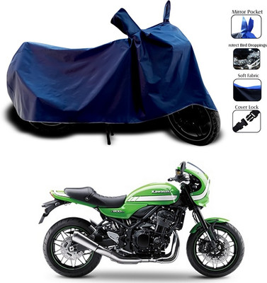 SEBONGO Two Wheeler Cover for Kawasaki(Blue)