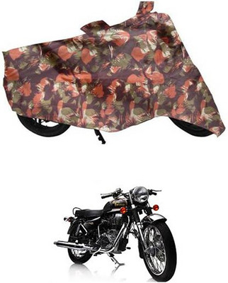 THE REAL ARV Waterproof Two Wheeler Cover for Royal Enfield(Electra Delux, Multicolor)