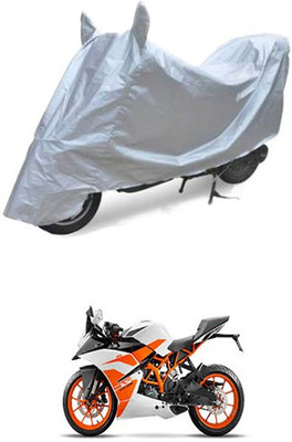 Blossom Trendz Two Wheeler Cover for KTM(Silver)