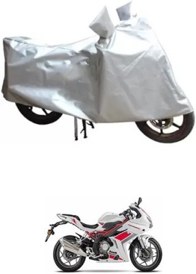 Autogard Two Wheeler Cover for DSK Benelli(Silver)