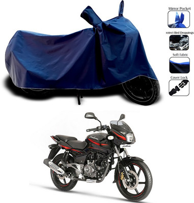 SEBONGO Waterproof Two Wheeler Cover for Bajaj(Pulsar 180 DTS-i, Blue)