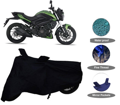 Pu-Crazy Waterproof Two Wheeler Cover for Bajaj(Dominar, Black)