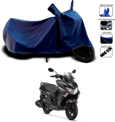 ANTHUB Two Wheeler Cover for Suzuki(Blue)