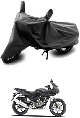 THE REAL ARV Waterproof Two Wheeler Cover for Bajaj(Pulsar 220 DTS-i, Grey)