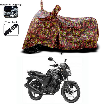 SEBONGO Two Wheeler Cover for 22Motors(Red, Black)