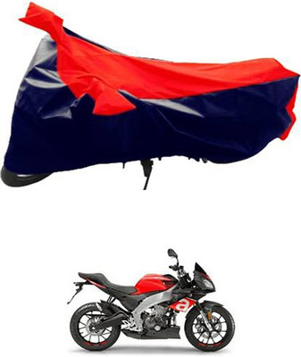 MSR STORE Two Wheeler Cover for Aprilia(Red, Black)