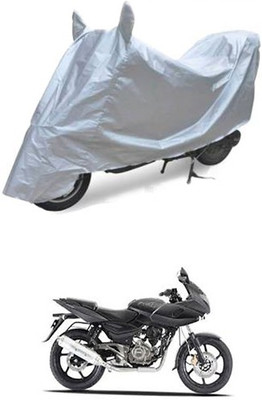 SnehaSales Two Wheeler Cover for Bajaj(Pulsar 220 DTS-i, Silver)