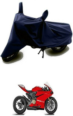 Blossom Trendz Two Wheeler Cover for Ducati(Blue)