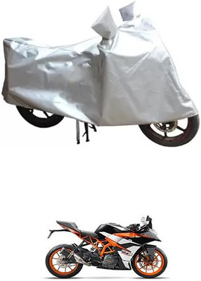 MSR STORE Two Wheeler Cover for KTM(Silver)
