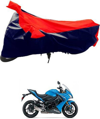 MSR STORE Two Wheeler Cover for Suzuki(Red, Black)