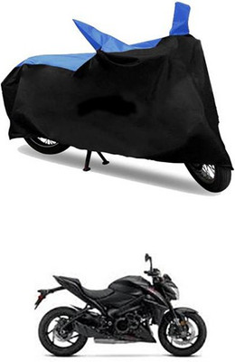 MSR STORE Two Wheeler Cover for Suzuki(GSX, Blue, Black)