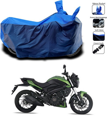SEBONGO Waterproof Two Wheeler Cover for Bajaj(Dominar, Blue)