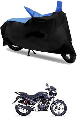 MSR STORE Two Wheeler Cover for Hero(Blue, Black)