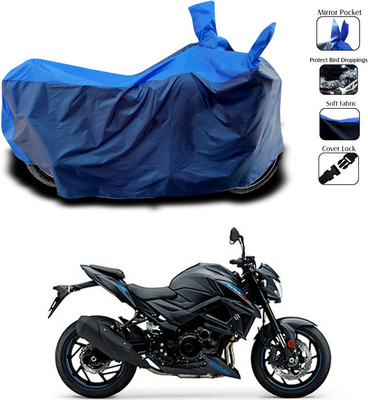 SEBONGO Two Wheeler Cover for Suzuki(GSX-S750, Blue)