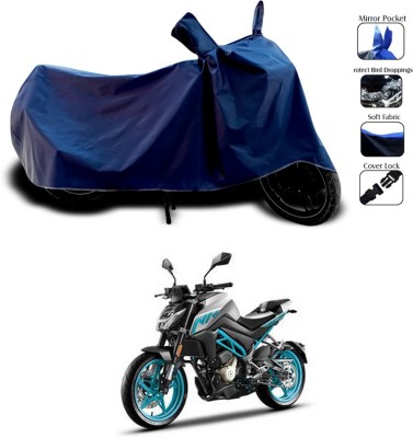 ANTHUB Two Wheeler Cover for Universal For Bike(Blue)