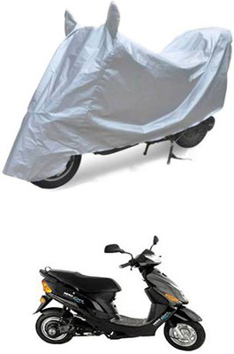 THE REAL ARV Two Wheeler Cover for Hero(Electric Zippy, Silver)